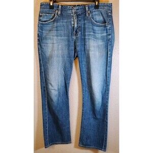 Adriano Goldschmied Men's Protoge Straight Leg Denim Jeans Size 33x32